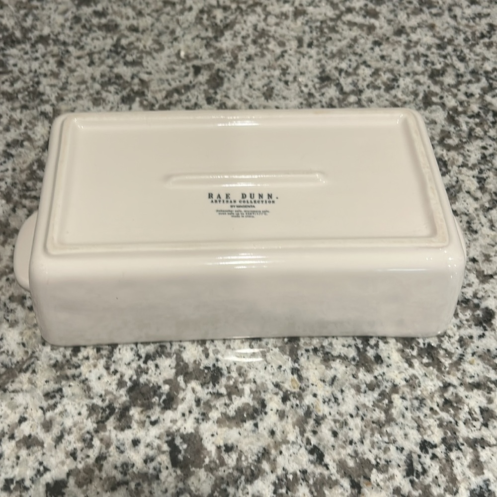 Rae Dunn Ceramic Baking Dish "Bake", Bread Loaf Pan, Kitchen Baking Decor - Picture 6 of 10
